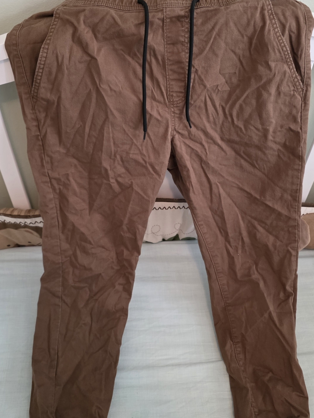 Men's Brown Casual Jogger Pants
